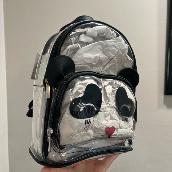 Clear Panda Backpack NWT - Picture 3 of 6